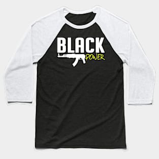 Black Power AK47, Proud African American, Black Historie Baseball T-Shirt